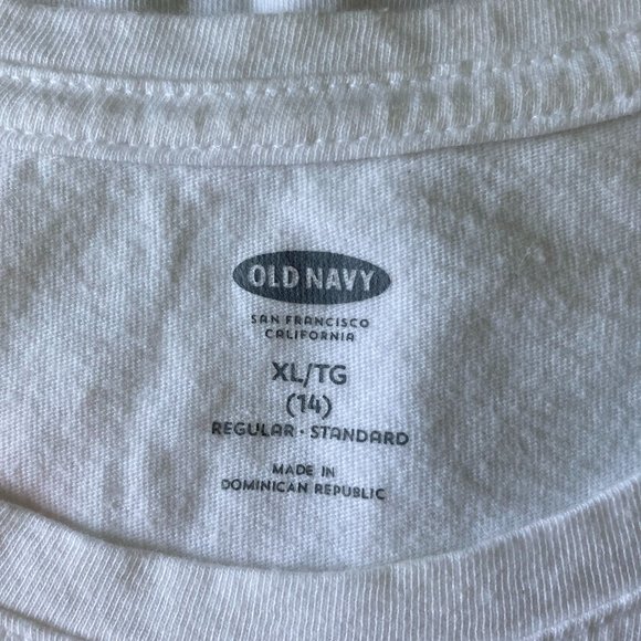 Old Navy Patterned T-Shirt kids XL/TG - Picture 4 of 4